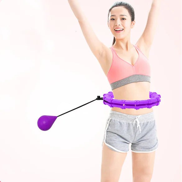 Adjustable Fitness Hoop with Massage Balls - ThriveAuraOutlet