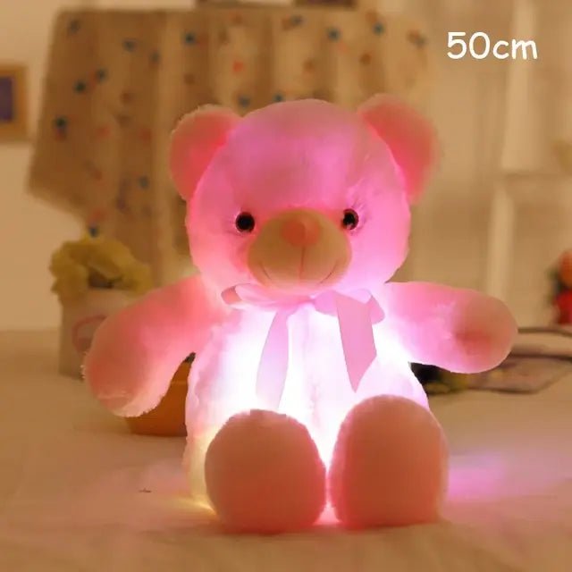 Big Light Up LED Teddy Bear Plush Toy - ThriveAuraOutlet