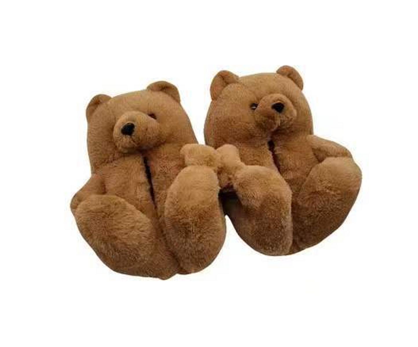 Cute Colorful Teddy Slippers - ThriveAuraOutlet