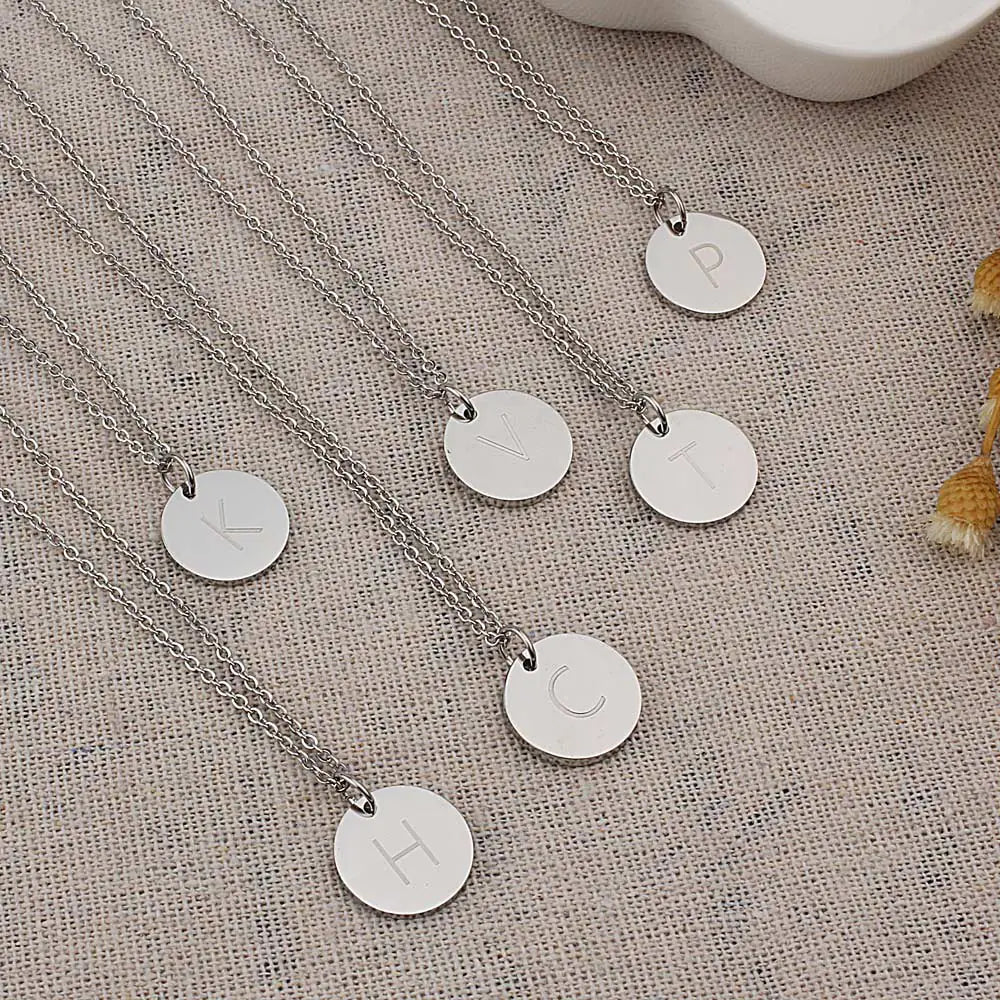 Disc Pendant Necklace - ThriveAuraOutlet
