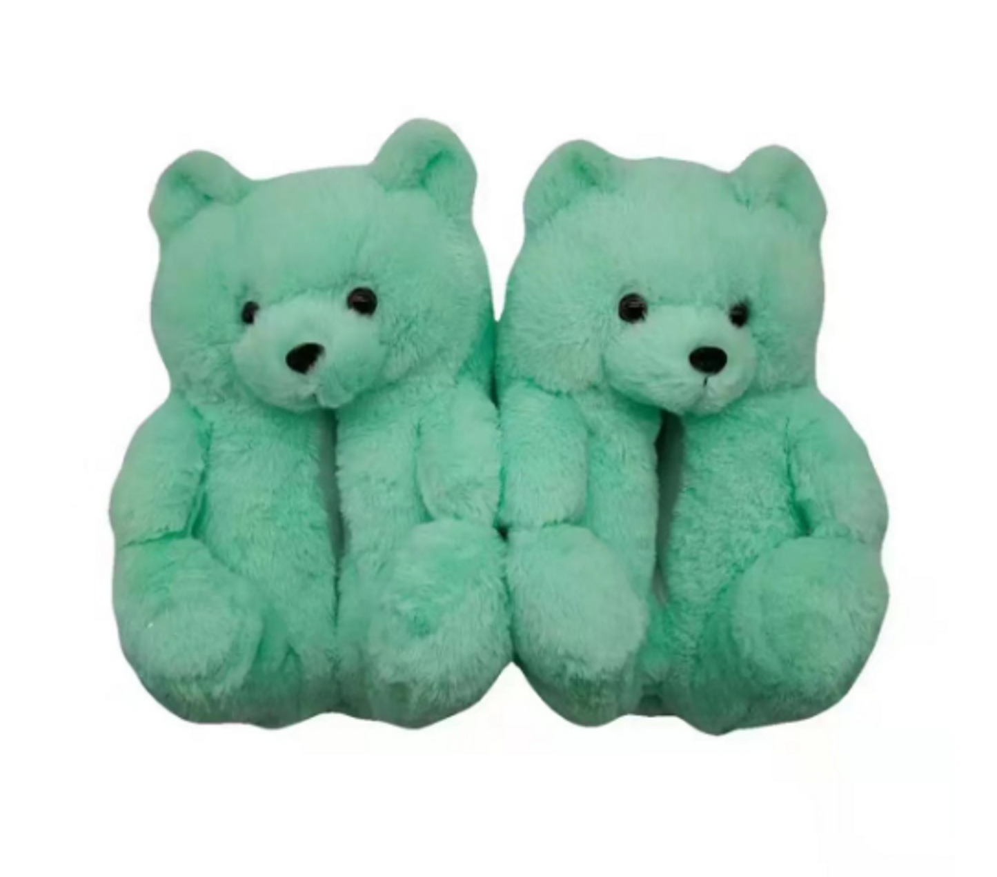 Cute Colorful Teddy Slippers - ThriveAuraOutlet