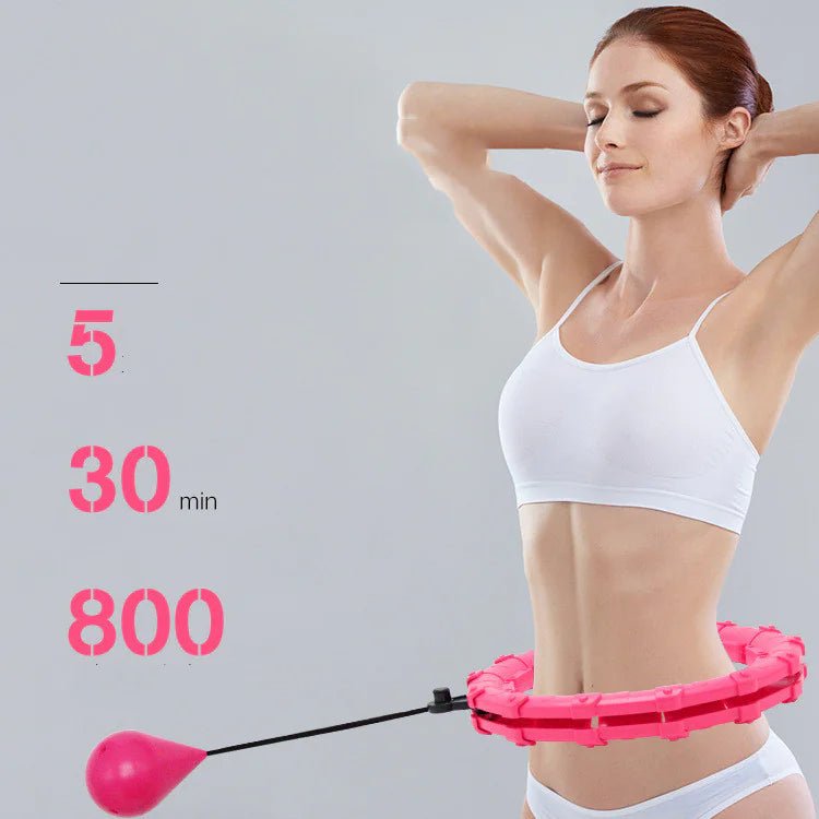 Adjustable Fitness Hoop with Massage Balls - ThriveAuraOutlet