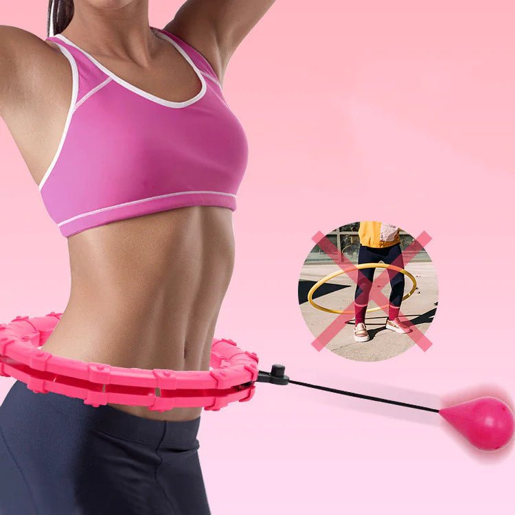 Adjustable Fitness Hoop with Massage Balls - ThriveAuraOutlet