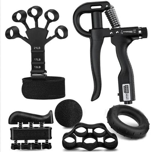 Adjustable Hand Grip Strength Trainer with Finger Exerciser - ThriveAuraOutlet