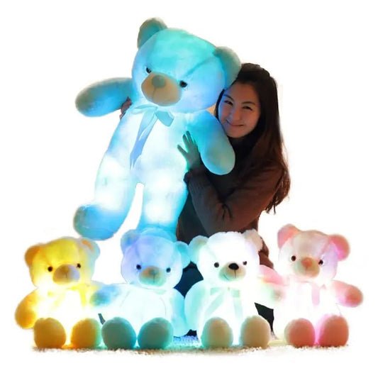 Big Light Up LED Teddy Bear Plush Toy - ThriveAuraOutlet
