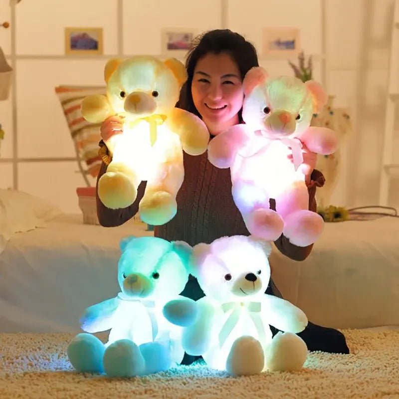 Big Light Up LED Teddy Bear Plush Toy - ThriveAuraOutlet