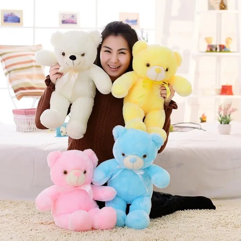 Big Light Up LED Teddy Bear Plush Toy - ThriveAuraOutlet