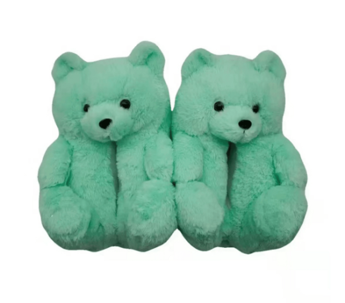 Cute Colorful Teddy Slippers - ThriveAuraOutlet