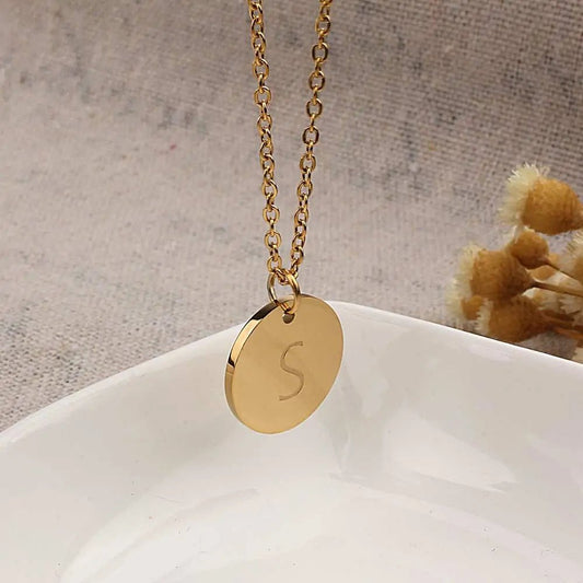Disc Pendant Necklace - ThriveAuraOutlet
