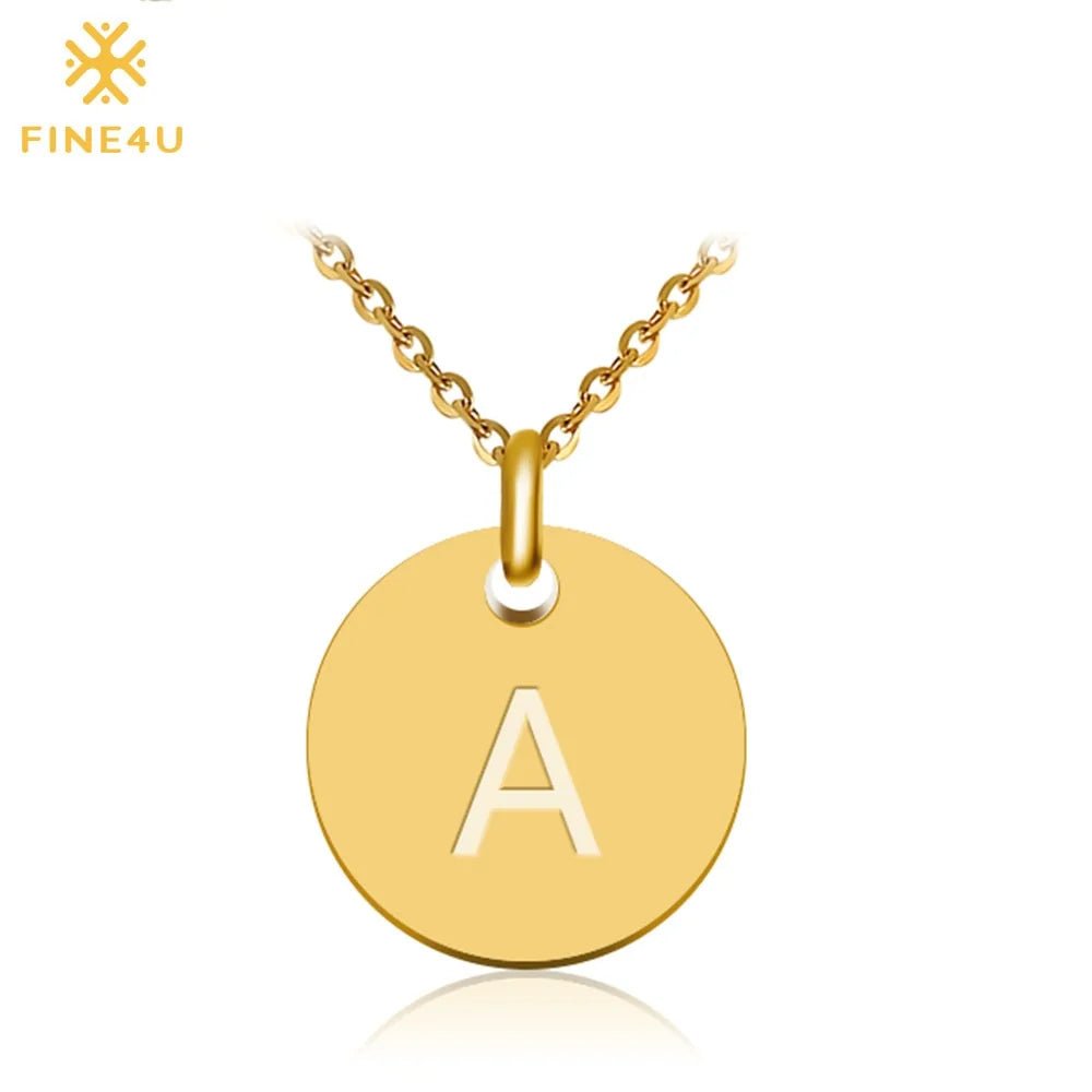 Disc Pendant Necklace - ThriveAuraOutlet
