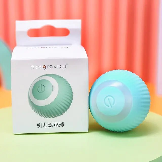 Electric Dog Toys Smart Puppy Ball Toys For Cat Small Dogs Funny Auto Rolling Ball Self - moving Puppy Games Toys Pet Accessories - ThriveAuraOutlet